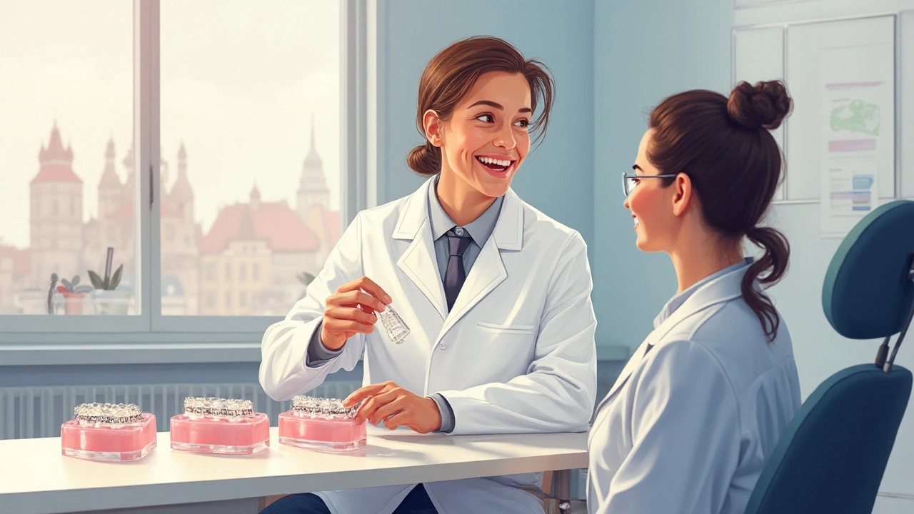 Péče a hygiena během nošení retenčních rovnátka