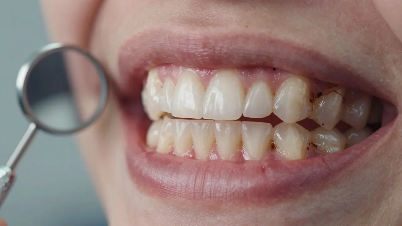 Zubní hygiena a černý zubní kámen: Jak se zbavit a předcházet tmavému náletu na zubech